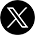 icono de twitter, una x con fondo negro.